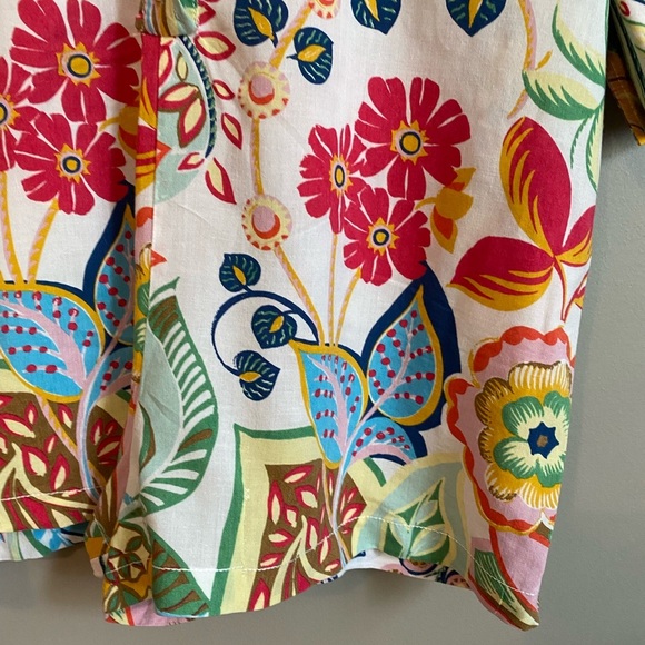 Zara Floral Tropical Baggy Romper Size S - Picture 5 of 14